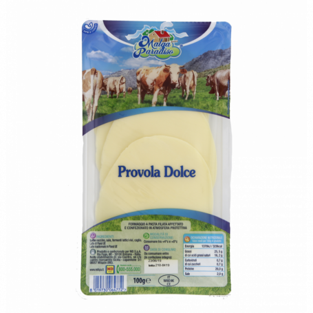 PROVOLA DOLCE BIANCA A FETTE 100G