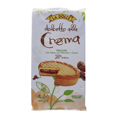 FROLLINE CON CREMA ALLE NOCCIOLE E CACAO 4PZ 200G