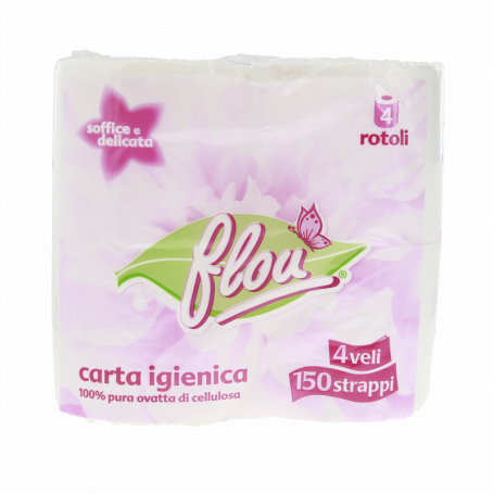 ROTOLI CARTA IGIENICA 4 VELI 150 STRAPPI 4PZ