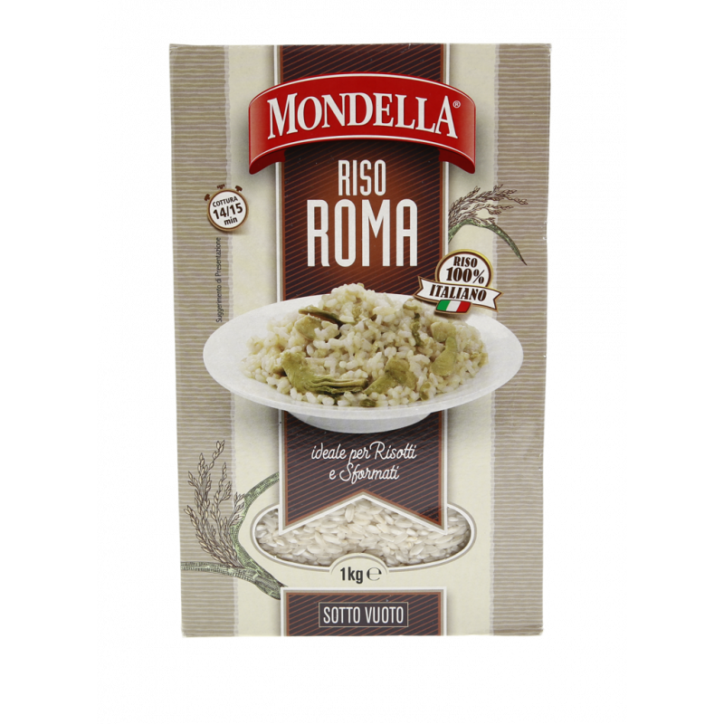 RISO ROMA SOTTO VUOTO 100% ITALIANO 1KG