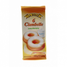 CIAMBELLE ZUCCHERATE 6PZ 180G