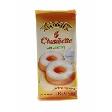 CIAMBELLE ZUCCHERATE 6PZ 180G