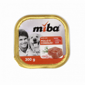 PATE' CANE CON POLLO E CONIGLIO 300G