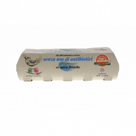 UOVA MEDIE ALLEVATE A TERRA SENZA ANTIBIOTICI 10PZ