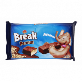 BARRETTE AL CIOCCOLATO AL LATTE CON ARACHIDI 250G