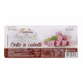 PROSCIUTTO COTTO A CUBETTI 160G