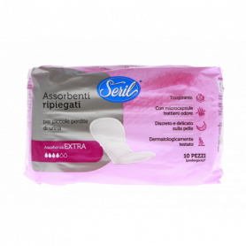ASSORBENTI RIPIEGATI EXTRA PICCOLE PERDITE 10 PZ