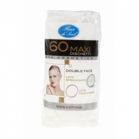 DISCHETTI BILATO STRUCCANTE/TONIFICANTE OVALI 60PZ