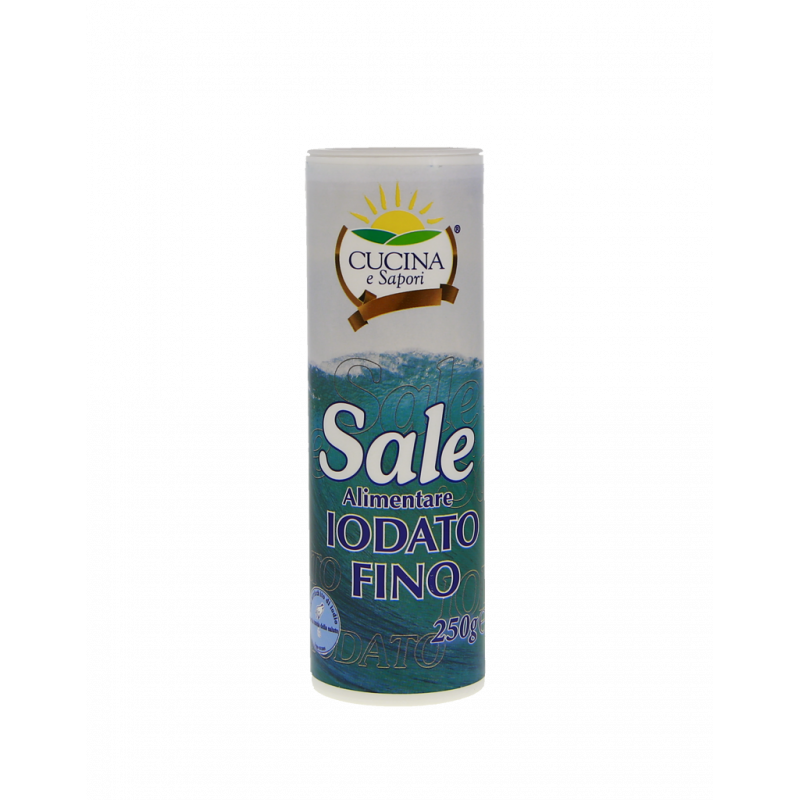 SPARGITORE SALE FINO IODATO 250G