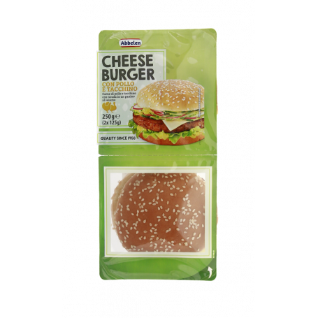 CHEESEBURGER POLLO E TACCHINO 250G