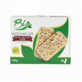 GALLETTE MAIS E RISO BIO 130G