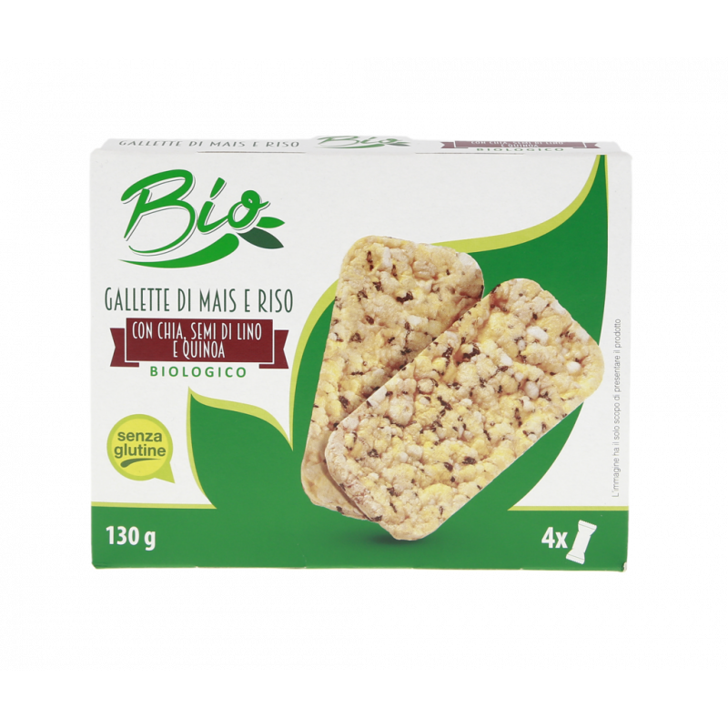 GALLETTE MAIS E RISO BIO 130G