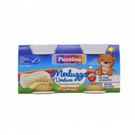 OMOGENEIZZATO DI MERLUZZO E VERDURE 2X80G