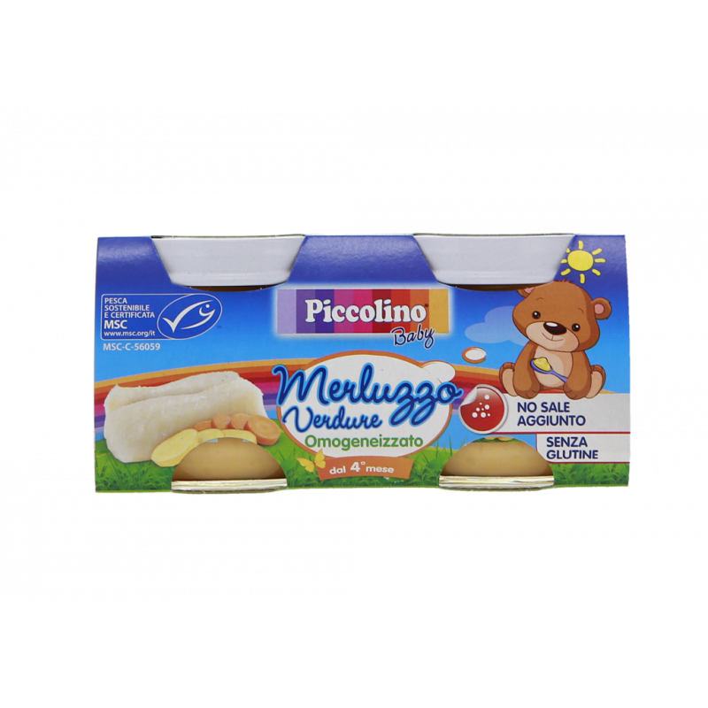 OMOGENEIZZATO DI MERLUZZO E VERDURE 2X80G