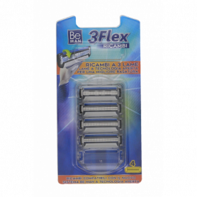 TESTINE RICAMBIO A 3 LAME 4PZ