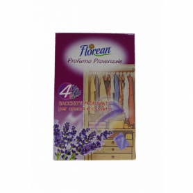 SACCHETTI PROFUMATI PROFUMO PROVENZALE PER ARMADI E CASSETTI 4PZ