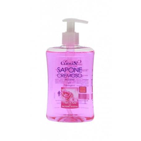 SAPONE CREMOSO PETALI DI ROSA 500ML