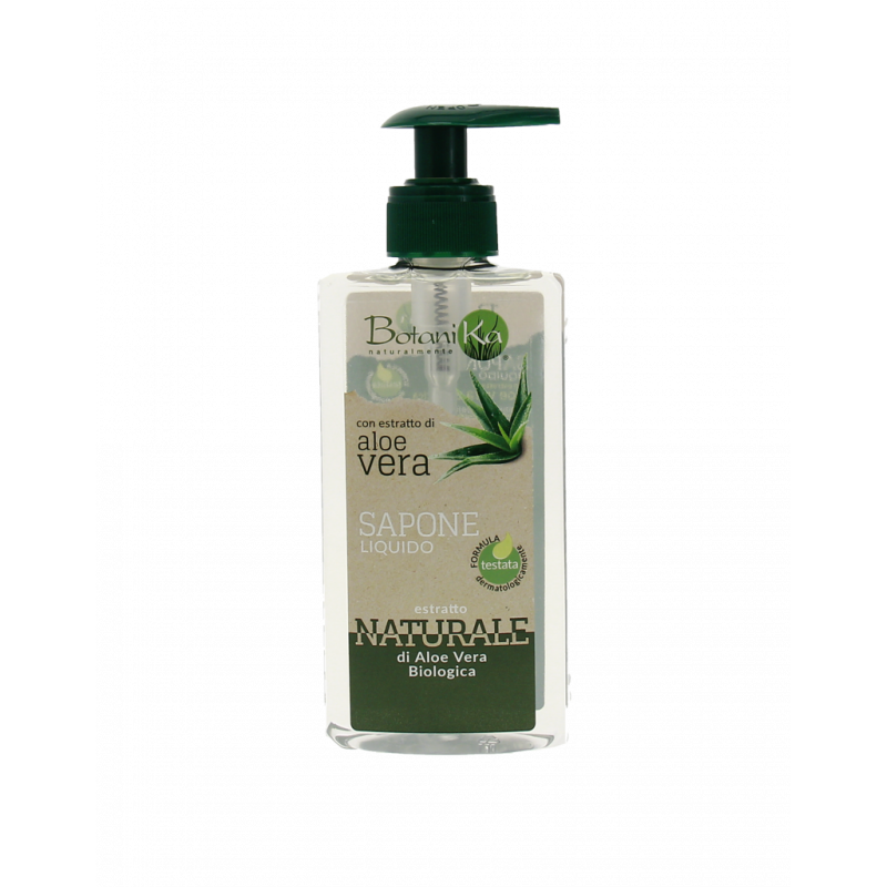 SAPONE LIQUIDO CON ESTRATTO NATURALE DI ALOE VERA BIOLOGICA 250 ML