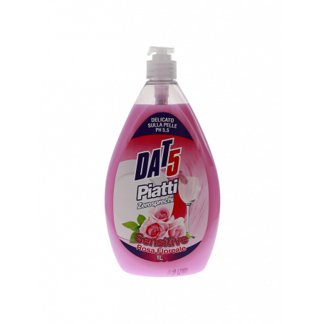 DETERSIVO PER PIATTI SENSITIVE ROSA FLOREALE 1 L