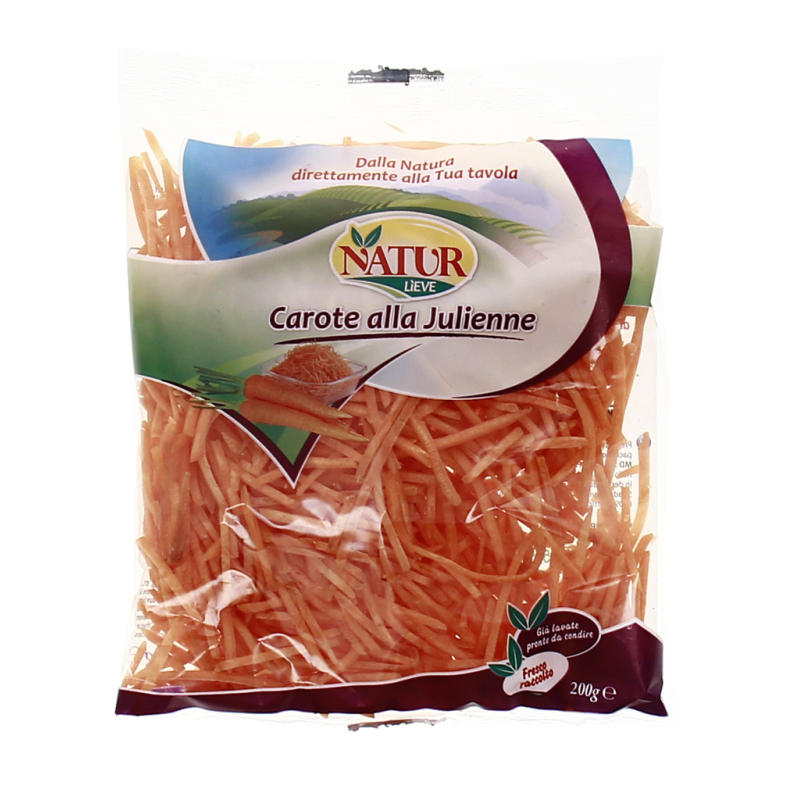 CAROTE JULIENNE IN BUSTA 200G
