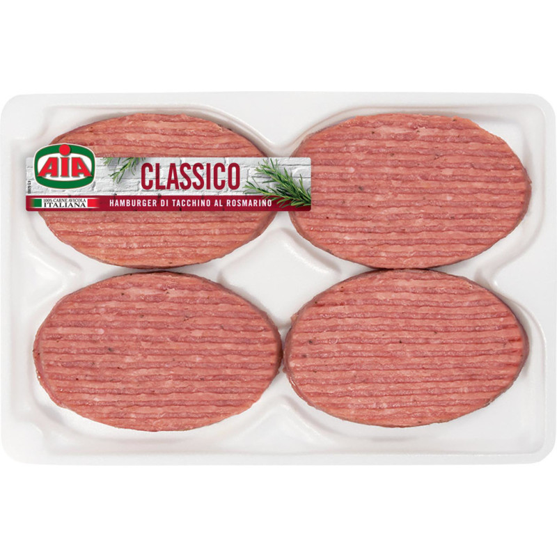 HAMBURGER DI TACCHINO 400G AIA