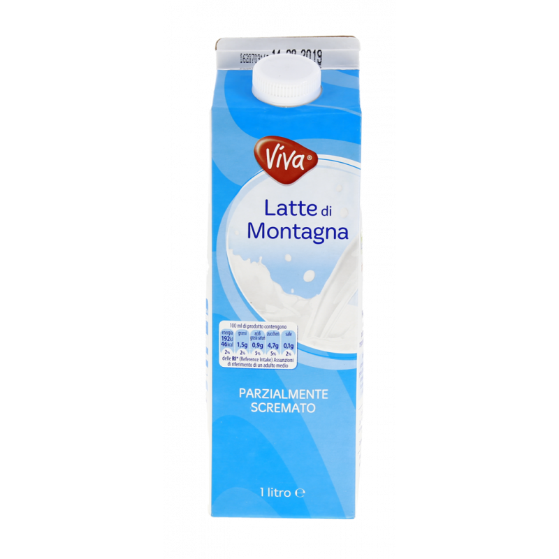LATTE DI MONTAGNA PARZIALMENTE SCREMATO 1L