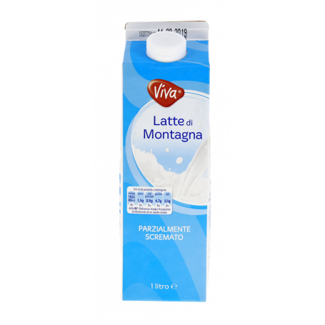 LATTE DI MONTAGNA PARZIALMENTE SCREMATO 1L