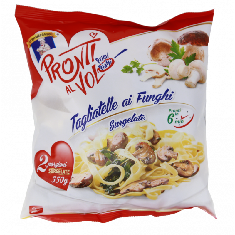 TAGLIATELLE FUNGHI SURGELATE 550G