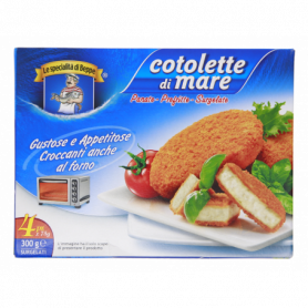 COTOLETTE DI MARE SURGELATE PANATE PREFRITTE 300G