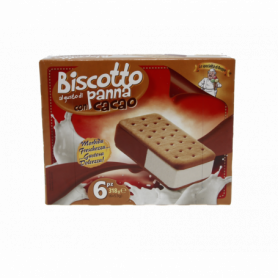 BISCOTTO PANNA CACAO 6X318G