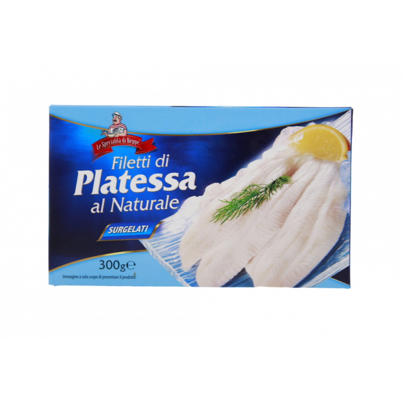 FILETTO DI PLATESSA AL NATURALE 300G