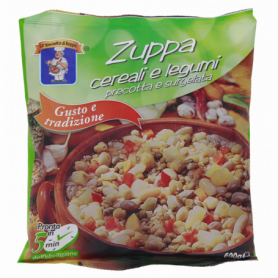 ZUPPA LEGUMI E CEREALI PRECOTTA E SURGELATA 600G