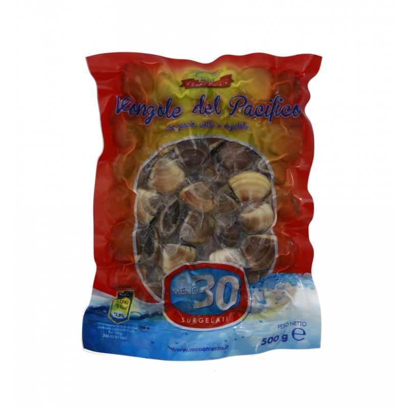 VONGOLE PACIFICO CON GUSCIO 500G