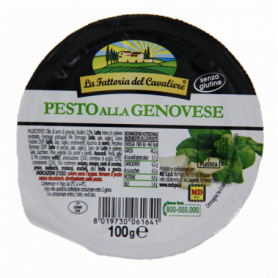 PESTO GENOVESE CON AGLIO 100GR