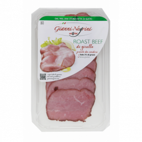 ROAST BEEF DI GIRELLO 3% GRASSI SENZA GLUTINE 80G