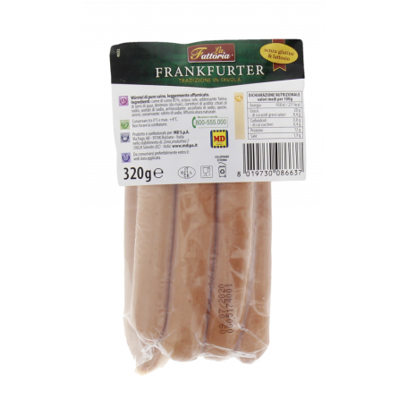 WURSTEL FRAKFURTER FRESCHI 320G