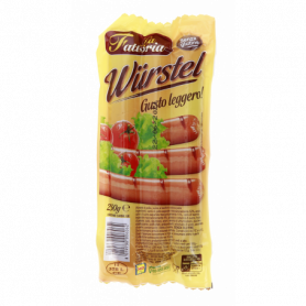 WURSTEL DI POLLO,SUINO E TACCHINO SENZA PELLE 3X250G