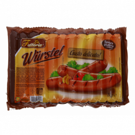 WURSTEL DI POLLO,SUINO E TACCHINO SENZA PELLE 1KG