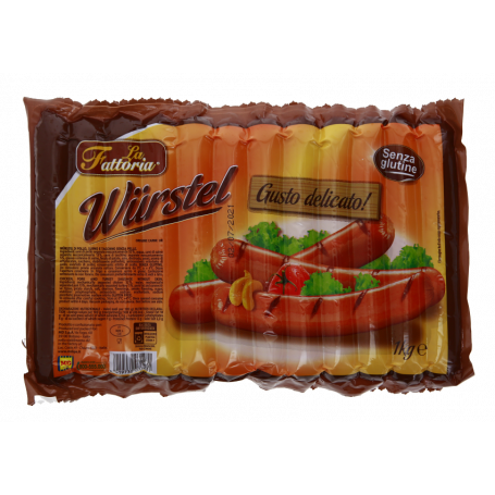 WURSTEL DI POLLO,SUINO E TACCHINO SENZA PELLE 1KG