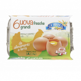 UOVA GRANDI ALLEVATE A TERRA 100%IT 6PZ
