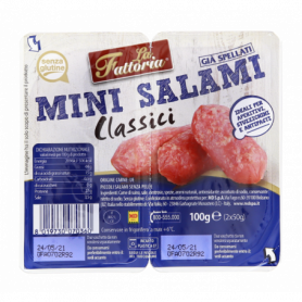 MINI SALAMI CLASSICO/PICCANTE 100G
