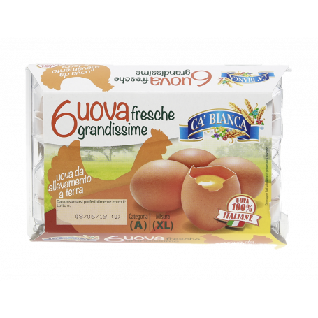 UOVA XL ALLEVATE A TERRA 100%IT 6PZ