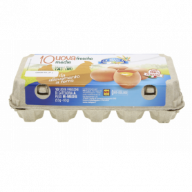 UOVA MEDIE ALLEVATE A TERRA 100%IT 10PZ