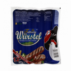 WURSTEL DI POLLO E TACCHINO 1KG