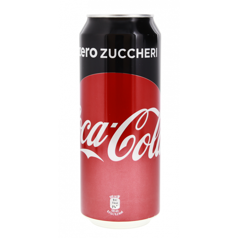 COCA COLA ZERO IN LATTINA 0,5L