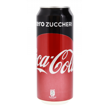 COCA COLA ZERO IN LATTINA 0,5L