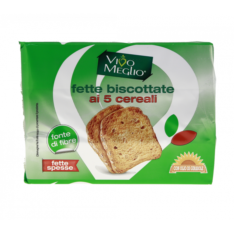 FETTE BISCOTTATE 5 CEREALI 320G