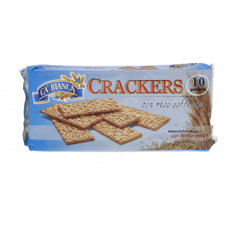 CRACKERS CON RISO SOFFIATO 300G