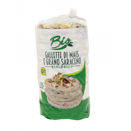 GALLETTE DI MAIS E GRANO SARACENO 100G