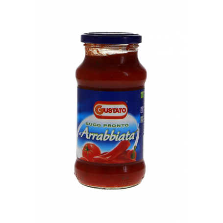 SUGO PRONTO ALL'ARRABBIATA A BASE DI POMODORO 350G